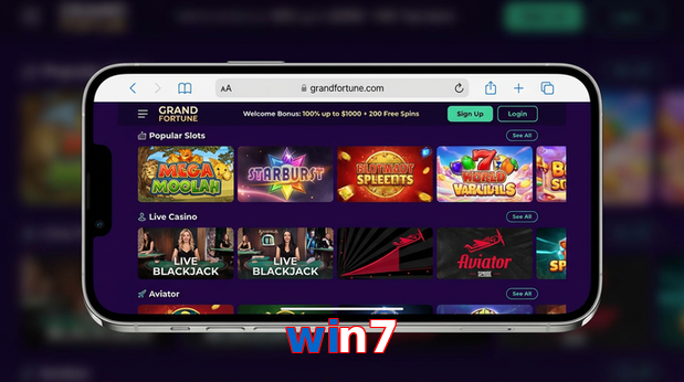 Main screen of Win7 ios page for PK players